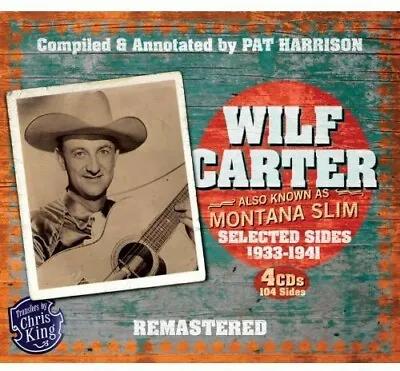 Wilf Carter - Montana Slim 1933-1941 [New CD] Boxed Set • $22.01