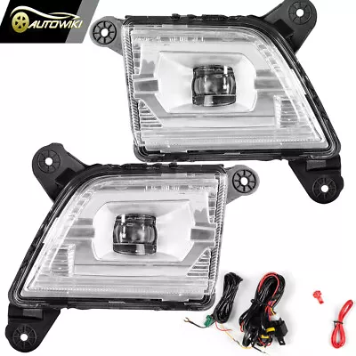 LED Fog Light For 2019-2022 Chevy Silverado 1500 2500 Front Bumper Lamp Pair Kit • $86.99