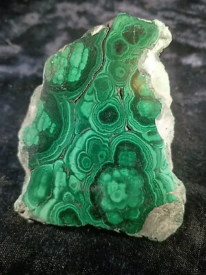 Malachite Polished Slab Specimen Zaire 98 Grams • $32