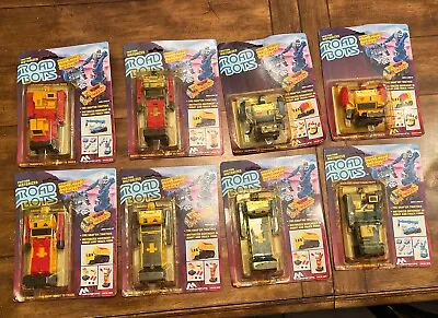 Lot Of 8 Unopened Road Bots Loadorr Cementorr Motorized Robot Truck Marchon 1984 • $160