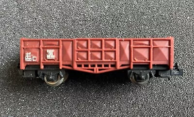 LIMA N Gauge Steel Sided LWB Wagon In Bauxite Preowned UNBOXED Good Condition • £2.99
