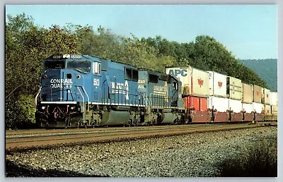 Mt. Union Pennsylvania PA - Conrail Quality RR #5503 Train - Vintage Postcard • $4.49