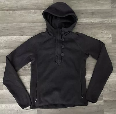 The North Face Women’s Sweatshirt Hoodie Sz M Never Stop Exploring 1/4 Button Up • $16.99