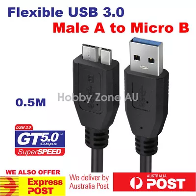 $5.29 • Buy USB 3.0 Extension Data Cable A Male To Micro B For Seagate WD Portable HDD 1.5M