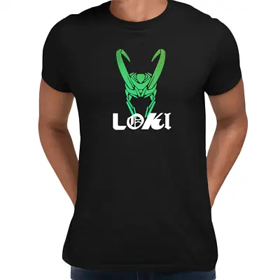 Loki Helmet Marvel Superhero Comic Star Tom Hiddleston T-Shirt Kids Adults Women • £13.99