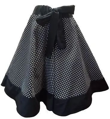 1950s Vintage Retro Rockabilly Circle Skirt Polka Dots Choice Of Sizes • £22.99