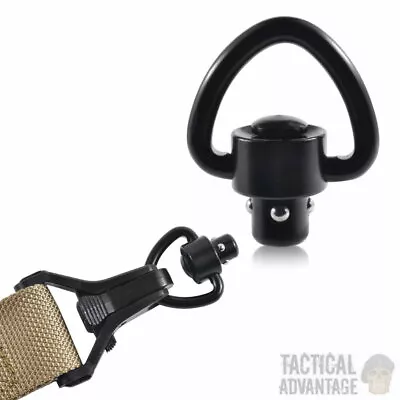 Tapered QD Rifle Sling Swivel Mount Quick Release Push Button Airgun Airsoft UK • £5.95