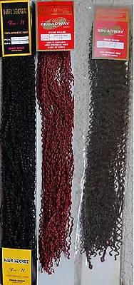 SAM SUNG IMEX Micro Soul Braid Wavy Weaving Extension Hair#6 Brown#118 Red • $8