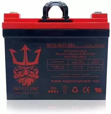 Neptune 12V 35AH GEL U1 Deep Cycle AGM Solar Battery Replaces 33Ah 34Ah 36Ah • $78.95