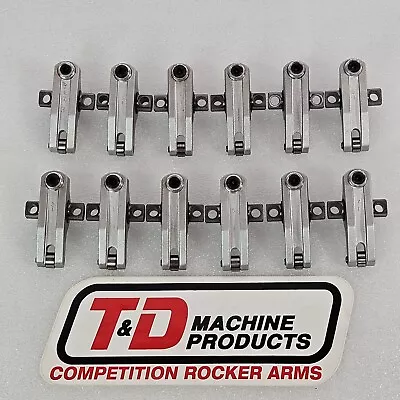 T&D 1.75 PIVOT/1.75 RATIO ROLLER ROCKER ARMS Sb2.2 P7 Mbe Sbc Race Car Jesel Rod • $115