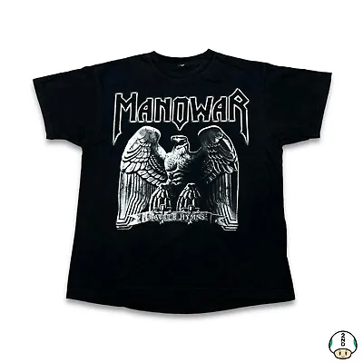 Vintage Y2K Manowar Battle Hymns Metal Band Tee - Medium • $67.99