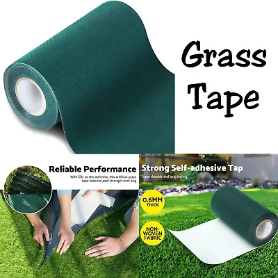 £8.49 • Buy Artificial Grass Self Adhesive Synthetic Turf Lawn Joining Tape 5Mx10CM