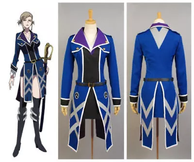 K Project Scepter 4 Awashima Seri Blue Cosplay Kostüm Costume Jacket Uniform:DF • $67