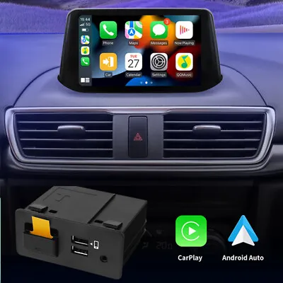 Car USB Retrofit Kit For MAZDA Apple CarPlay Android Auto 3 6 2 CX3 CX5 CX9 MX5 • $112.75
