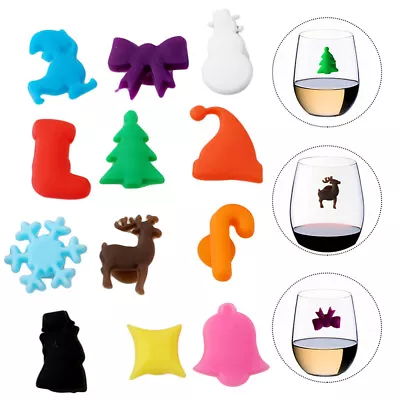 Wine Glass Recognizer Banquet Christmas Tags Wineglass Drink Cover • £6.18