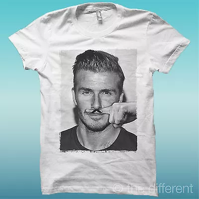 £17.24 • Buy T-Shirt   David Beckham Finger Mustache Mustache   Gift Idea Road To Happiness