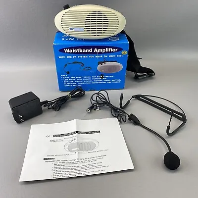 Show WAP-5D Waist Band Portable Battery Power PA System With Headset Microphone • $33.52