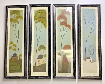 $149.99 • Buy Warren Kimble Brown Prints (All Four Seasons) 29.25 X 8.5 ~RARE~ Rustic Folk Art