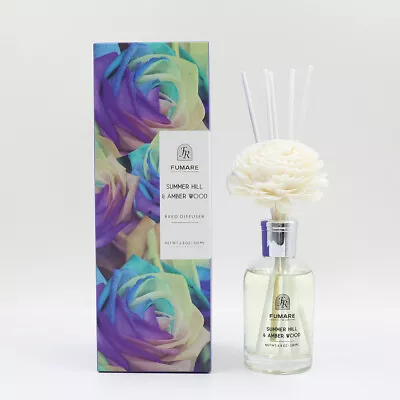 Fumare New 200ml Ceramics Reed Diffuser With Flower 35% Essential Oil • $28.90
