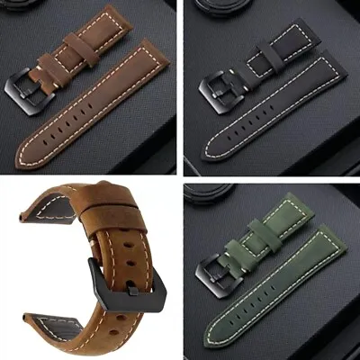 Vintage Genuine Leather Watch Band Strap For Samsung Galaxy Watch 3 45MM / 46mm • $14.99