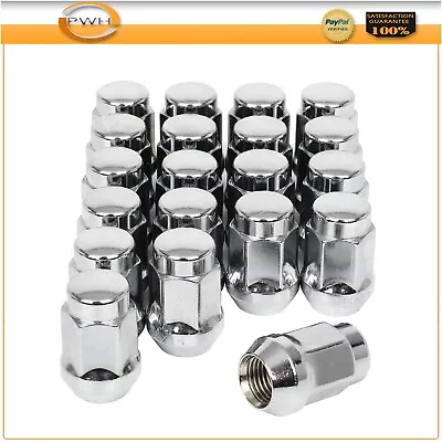 20 Pcs Chrome M12x1.75 Bulge Acorn Lug Nuts 3/4  Hex For Ford F-150 Expedition • $22.60