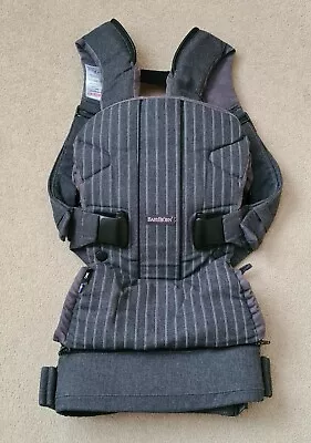 Baby Bjorn Baby Carrier One Pinstripe/Grey In Excellent Used Condition • £59.99