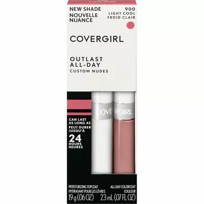 COVERGIRL Outlast All Day Liquid Lipcolor Lipstick Custom Nudes LIGHT COOL 900 • $24.99