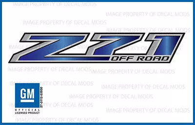 2x  Z71 Off Road Sierra Silverado 14 - 18 Decals Stickers Fade Sapphire GRSPHIRE • $19.52