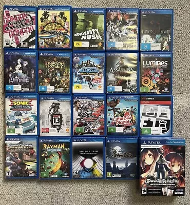 20 PlayStation Vita Games • $499.95