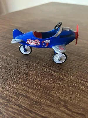 Golden Wheels Pepsi-cola Collectible Die Cast Metal Pedal Airplane Ornament • $8.99