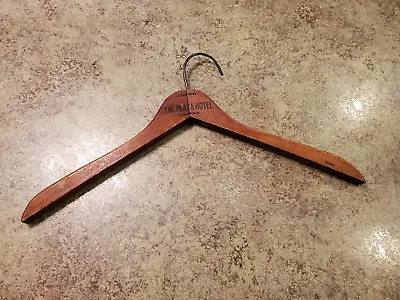 Vintage Wood Clothes Hanger THE PLAZA HOTEL • $9.95