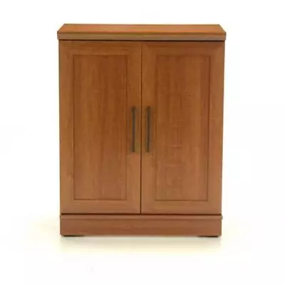 SAUDER Storage Cabinet 29.606  X 37.402  Standalone + 2-Shelves Wood Sienna Oak • $129.58