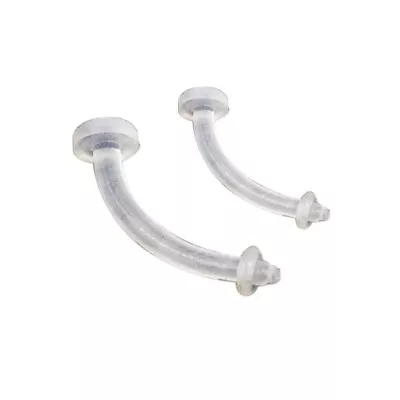 £1.69 • Buy Banana Bar Bioflex  EYEBROW, BELLY, Navel,  Flexible Retainer Bar Clear