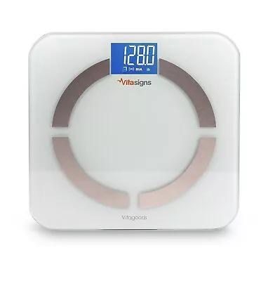 VitaGoods Smart Bluetooth Body Analyzer Scale VS-3200-W White New VitaSigns • $55.99