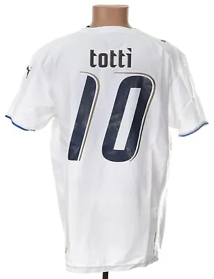 Italy National Team 2006/2007 Away Football Shirt Jersey Puma Size L #10 Totti • $244.67
