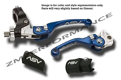 Yamaha Yfz450r 09 - 18 F4 Asv Clutch And Brake Levers Blue Pair Pack Kit • $227