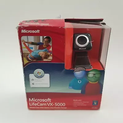 Microsoft LifeCam VX-5000 Web Cam PERFECT For Zoom Meetings • $22.99