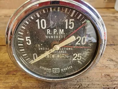 Vintage Stewart Warner Tachometer 2500 RPM Gauge • $50