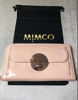 $129 • Buy Mimco Turnlock Travel Wallet Large, Blush Pink, New With Tags