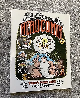 R. Crumb's Head Comix: Twenty Years Later Paperback First Fireside Edtn 1988 • £10