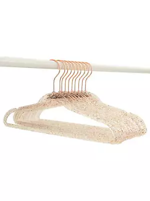 Non-Slip Swivel Hook Clothes Hangers Gold Glitter 100 Pack • $19.98