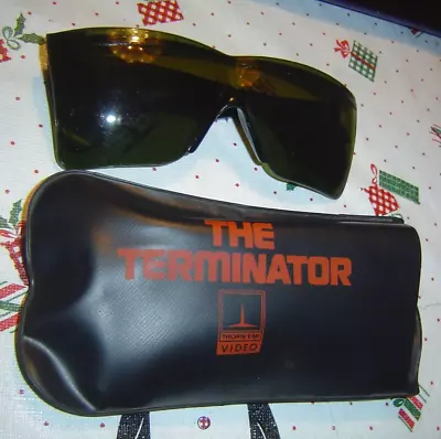 Vintage The Terminator Sunglasses With Case The Lewtan Line Thorn EMl Video VG • $100