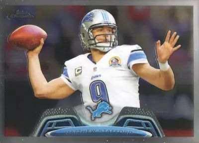 2013 Topps Chrome MATTHEW STAFFORD #140 DETROIT LIONS UGA BULLDOGS 🏈 • $1.49