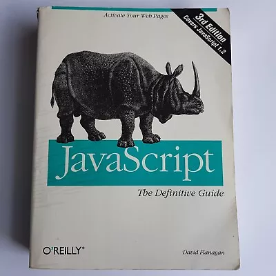 O'Reilly Javascript Coding Definitive Guide Book Third Edition David Flanagan • £4.75