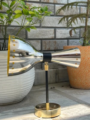 $139 • Buy Chrome Nickel Finish Diabolo Wall Lamp Vintage Inspired 2 Light Stilnovo Light