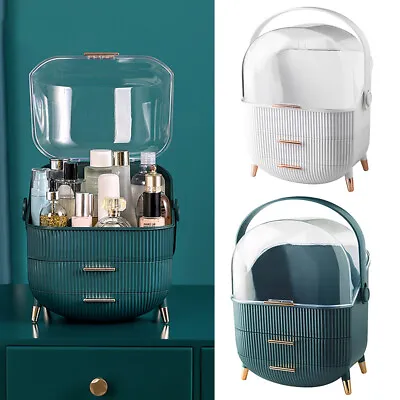 £12.95 • Buy Nordic Cosmetics Makeup Organiser Jewelry Case Storage Carry Box Dustproof