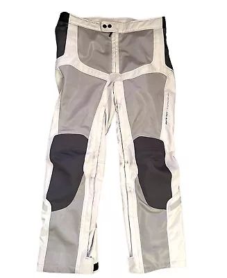 Revit Airwave Men’s Motorcycle Trousers Motorcross Sports XXL White Black • $85