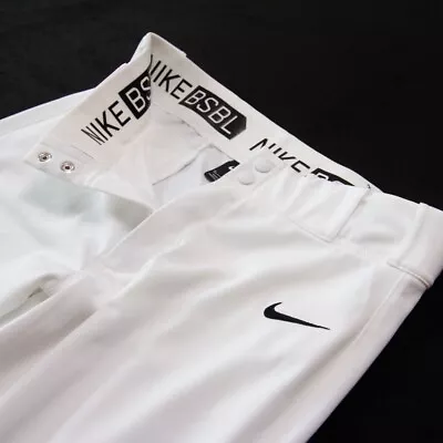 Nike BSBL Knicker Baseball Pants Men’s M White Breathable Stretch Sportswear • $18.90