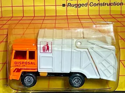 Matchbox Refuse Garbage Truck Orange And White #36 1/64 • $3.99