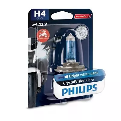 Philips 3700K Halogen Headlight Bulb For Kawasaki ZZR1100 1990 To 2001 • $55.12